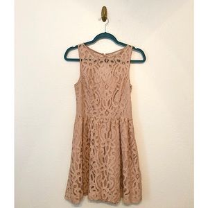 LC Lauren Conrad Lace Skater Dress